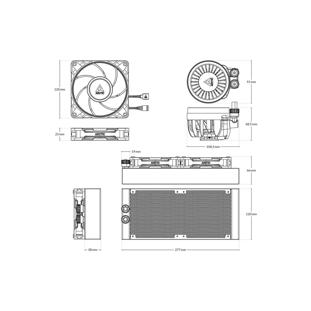 Система рідинного охолодження Arctic ACFRE00178A - фото 7 Система рідинного охолодження Arctic ACFRE00178A - фото 7