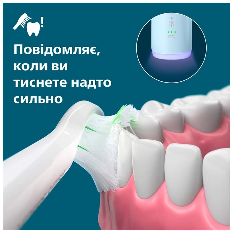 Електрична зубна щітка Philips HX7406/02 - фото 5