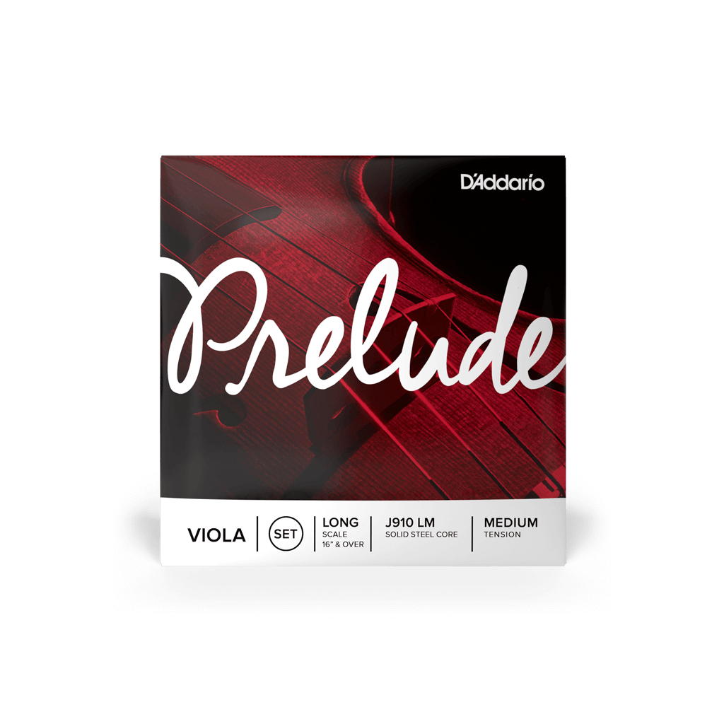 Струни для альта D'Addario Prelude Viola String Set Long Scale Medium Tension (J910 LM) - фото 1