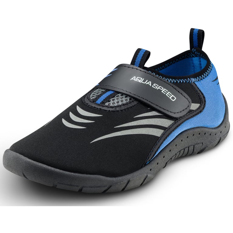 Аквашузи Aqua Speed Aqua Shoe Model 642-27B чорний, сірий, синій 39 (5908217676115) - фото 3