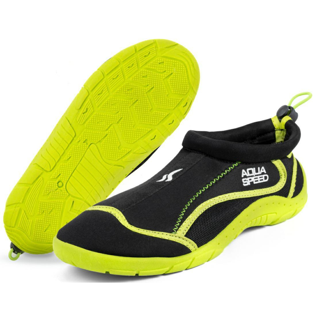 Аквашузи Aqua Speed Aqua Shoe Model 704-18 чорний, жовтий 36 (5908217691606) - фото 1