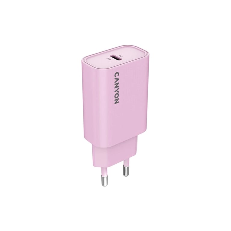 Зарядний пристрій Canyon 30CL OnCharge USB-C PD30W Pink (CNE-CHA30CLPK) - фото 3