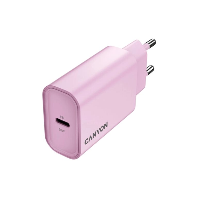 Зарядний пристрій Canyon 30CL OnCharge USB-C PD30W Pink (CNE-CHA30CLPK) - фото 5