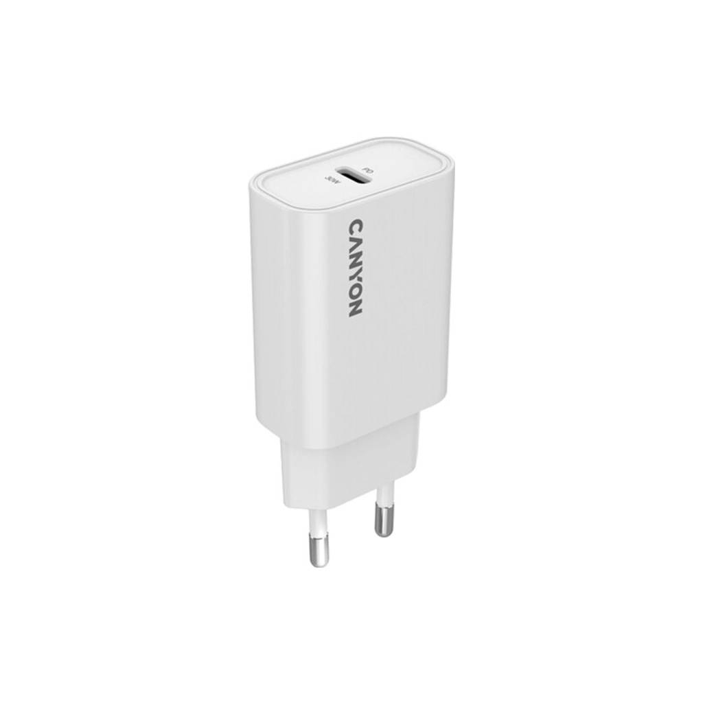 Зарядний пристрій Canyon 30CL OnCharge USB-C PD30W White (CNE-CHA30CLW) - фото 2 Зарядний пристрій Canyon 30CL OnCharge USB-C PD30W White (CNE-CHA30CLW) - фото 2