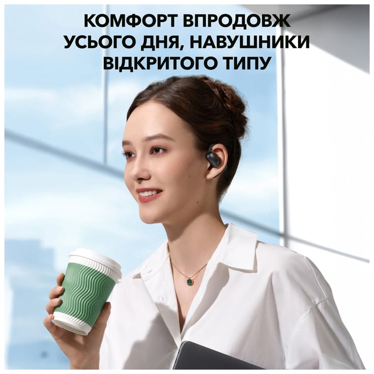 Навушники Anker SoundСore AeroFit 2 Black (A3874G11) - фото 8