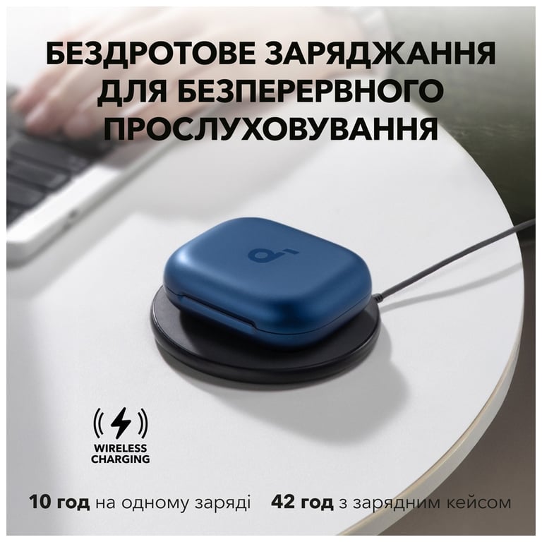 Навушники Anker SoundСore AeroFit 2 Blue (A3874G31) - фото 9