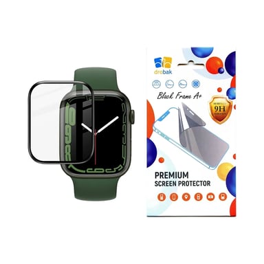 Скло захисне Drobak Apple Watch Series 10 46mm Black Frame A+ (323231) - фото 1