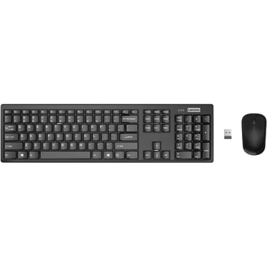 Клавіатура Lenovo 100 Wireless UA Black (GX31Q28916) - фото 1