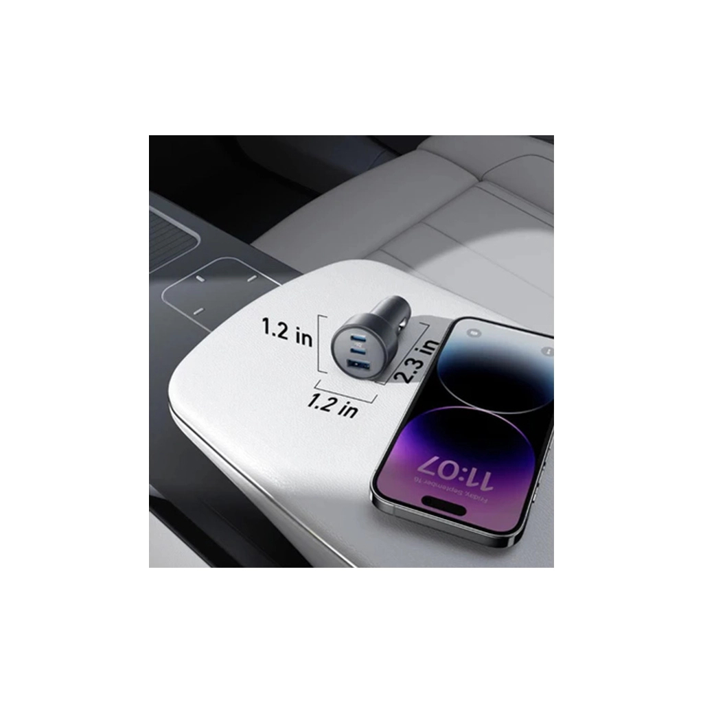 Зарядний пристрій Anker 325 PowerDrive USB-C PD67W + USB-A 22.5W Black (A2731HA1) - фото 4 Зарядний пристрій Anker 325 PowerDrive USB-C PD67W + USB-A 22.5W Black (A2731HA1) - фото 4