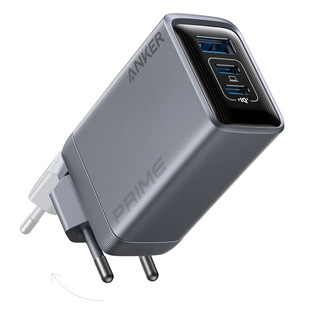 Зарядний пристрій Anker GaNPrime 100W 2xUSB-C PD + 1xUSB-A Foldable Silver (A2688341) Зарядний пристрій Anker GaNPrime 100W 2xUSB-C PD + 1xUSB-A Foldable Silver (A2688341)