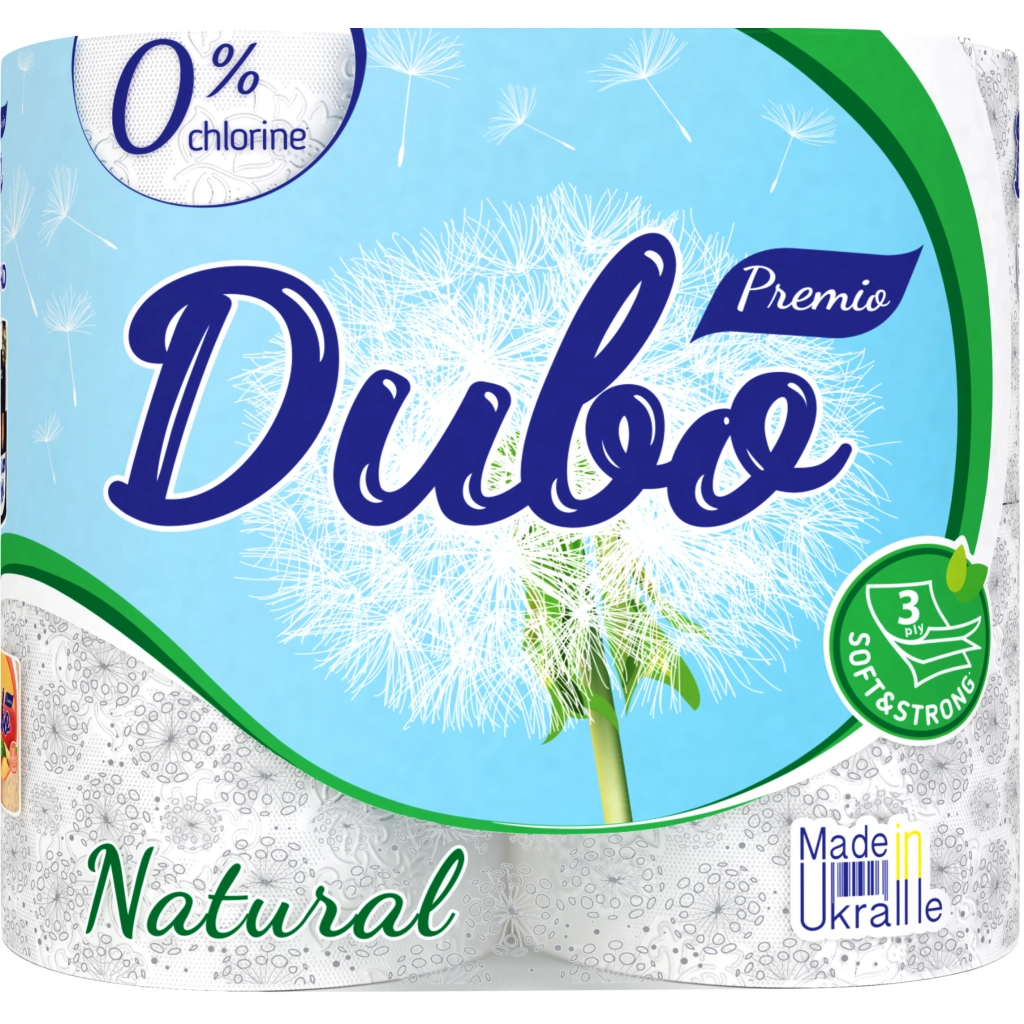 Туалетний папір Диво Premio Natural 3 шари 4 рулони (4820003833056) - фото 1 Туалетний папір Диво Premio Natural 3 шари 4 рулони (4820003833056) - фото 1