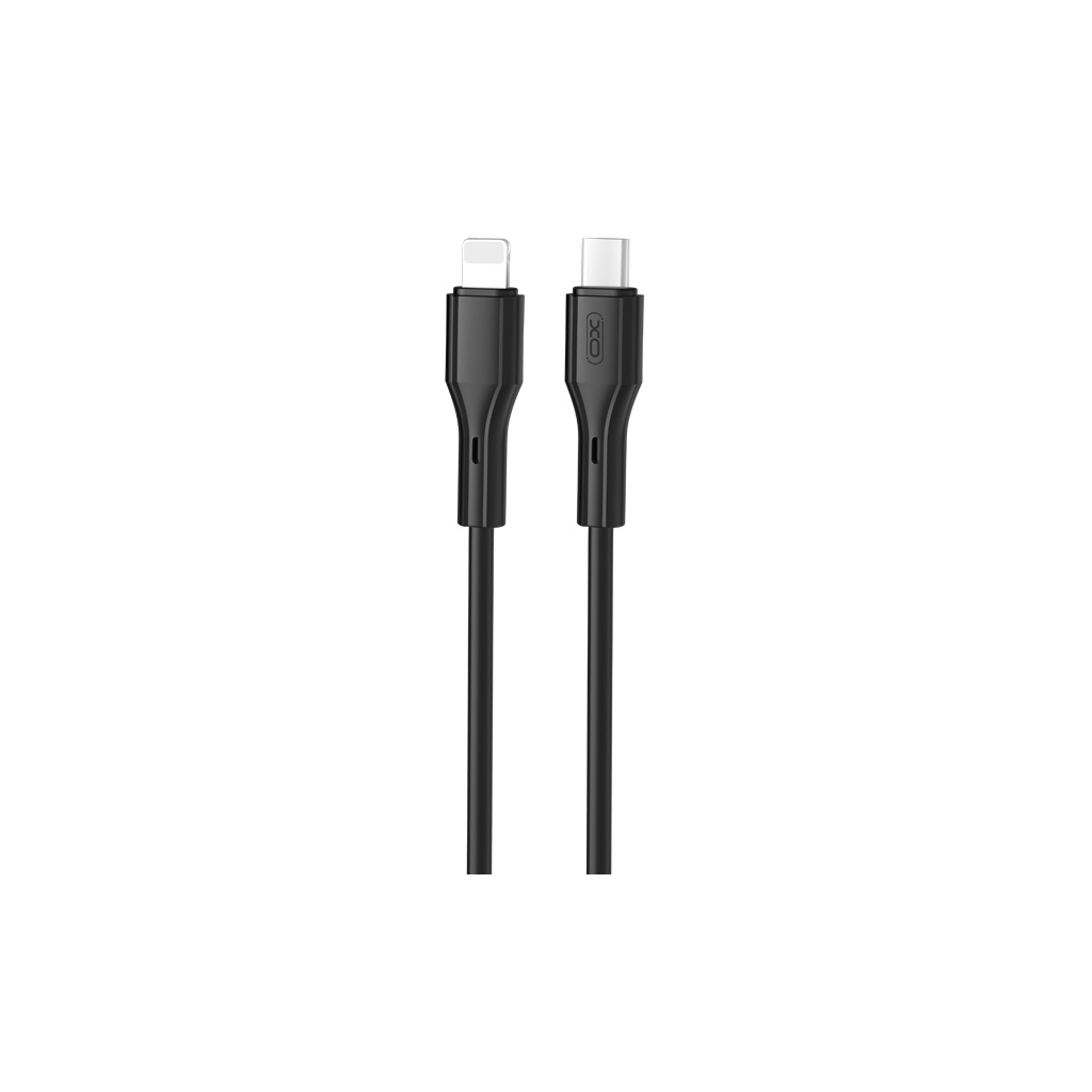 Дата кабель USB-C to Lightning 1.0m 27W Rock XO (NBQ231A_Black) - фото 1