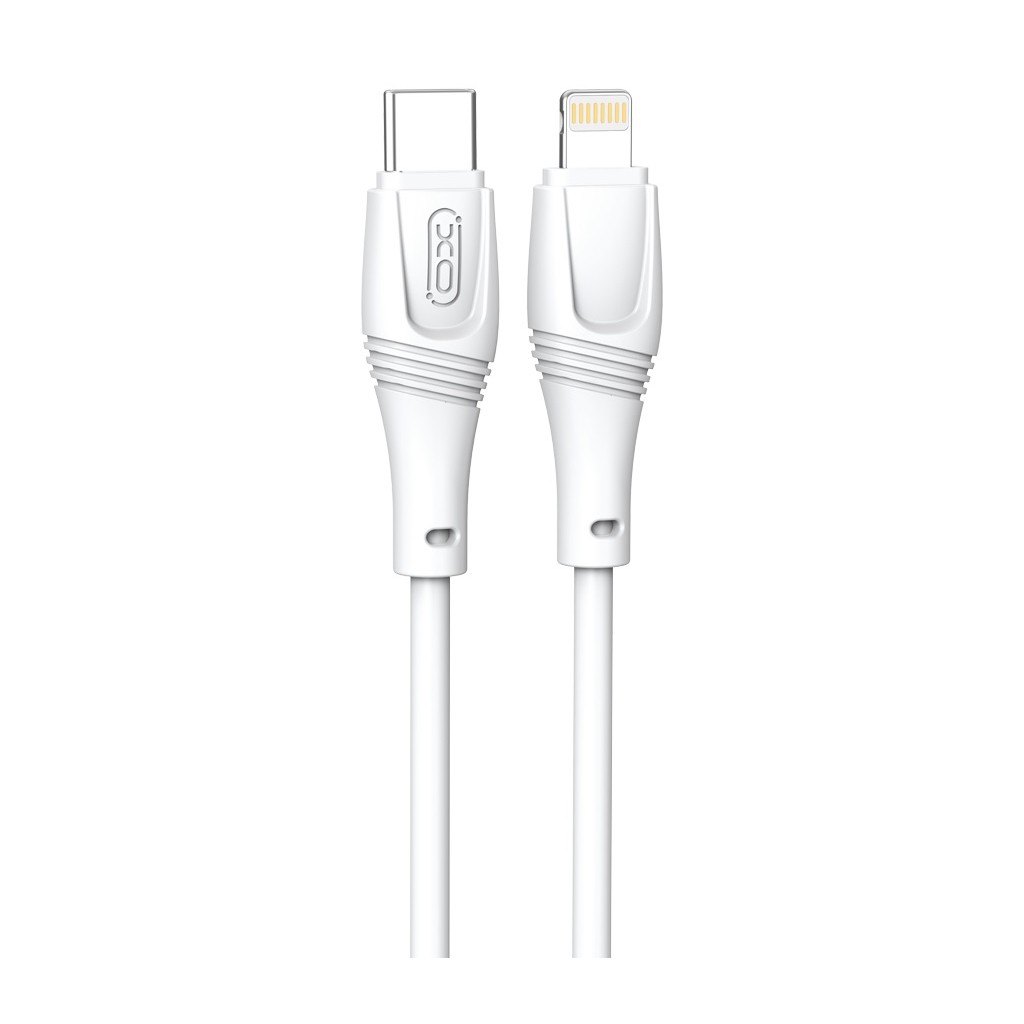 Дата кабель USB-C to Lightning 1.0m 27W High Elastic Zeus XO (NBQ239A_White)