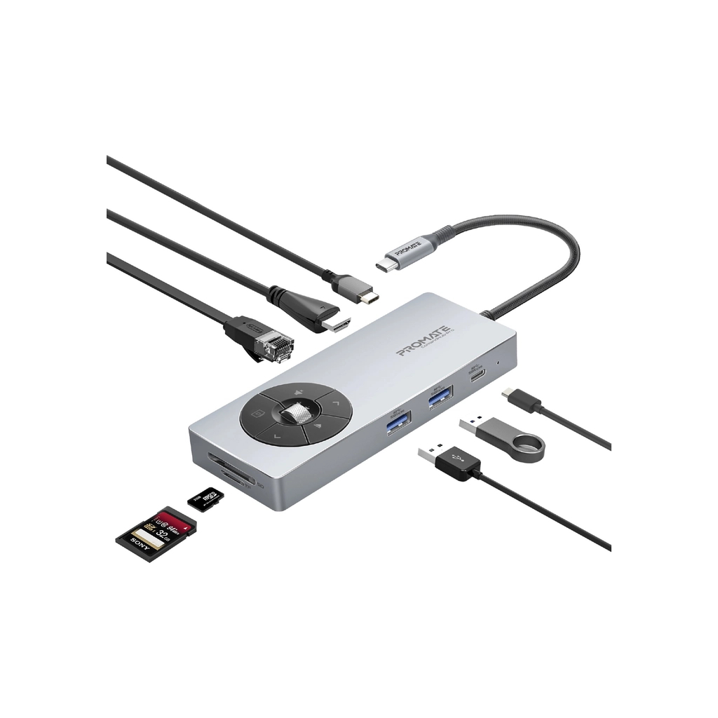 Концентратор Promate USB-C 14-in-1 Promate comandhub-pro (comandhub-pro)