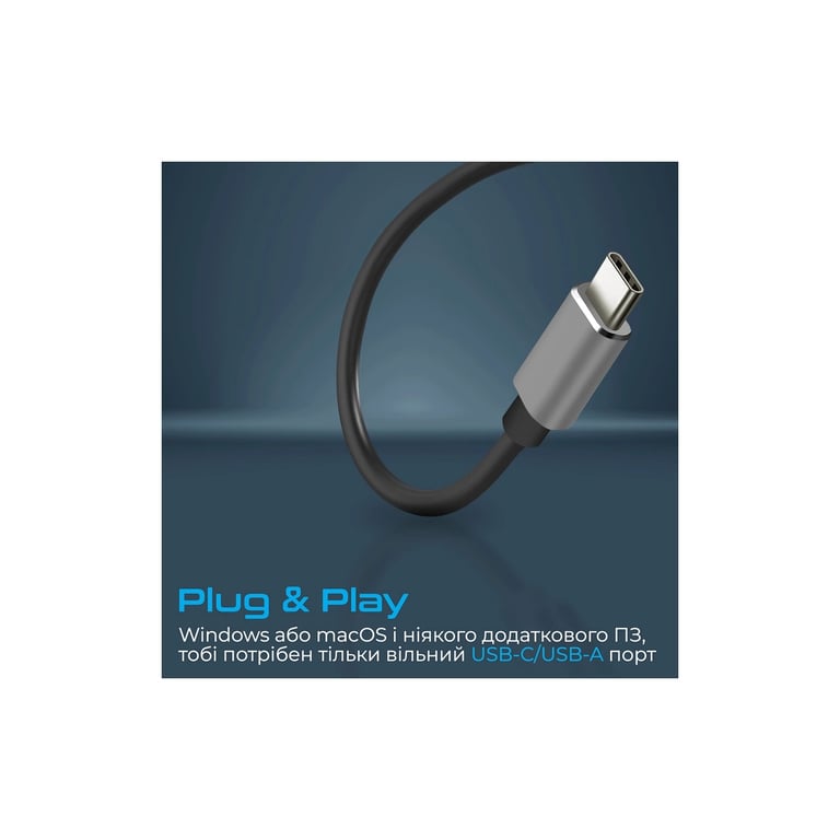 Концентратор Promate USB-C 4-in-1 порти Promate litehub-4.grey (litehub-4.grey) - фото 5