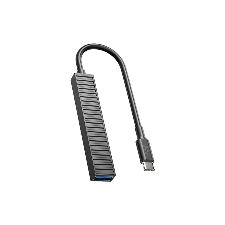 Концентратор XO USB-C 4-in-1 порти XO HUB014B.black (HUB014B.black) - фото 2