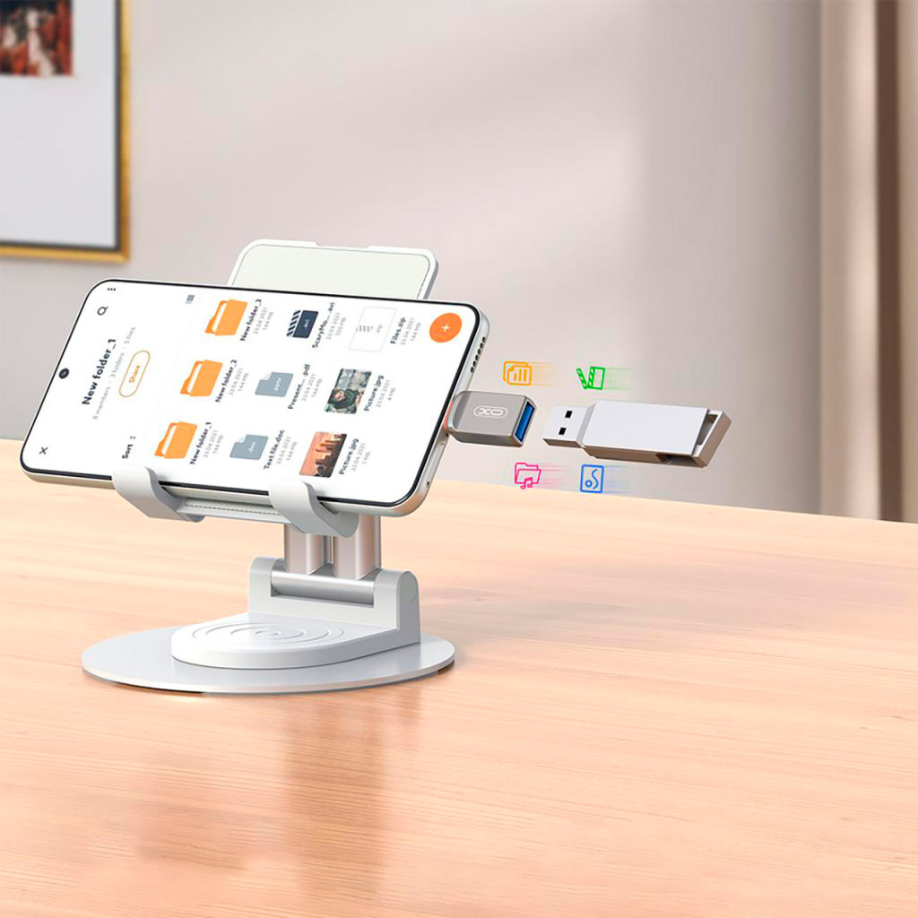 Перехідник OTG USB to USB-C XO (NB281B-СA.tranish) - фото 5 Перехідник OTG USB to USB-C XO (NB281B-СA.tranish) - фото 5