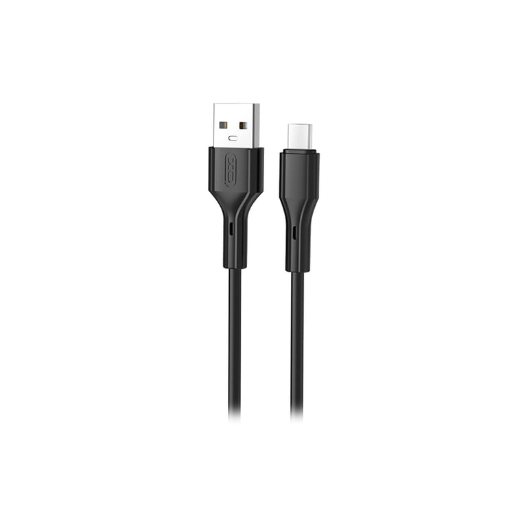 Дата кабель USB 2.0 AM to USB-C 1.0m black XO (NB230-AC.black) - фото 1