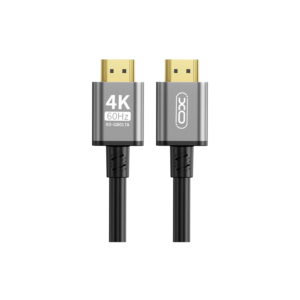 Кабель мультимедійний HDMI M to HDMI M 3.0m V2.0 black XO (GB017A-HDMI.tranish) - фото 1