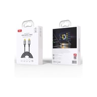 Кабель мультимедійний HDMI M to HDMI M 3.0m V2.0 black XO (GB017A-HDMI.tranish) - фото 4