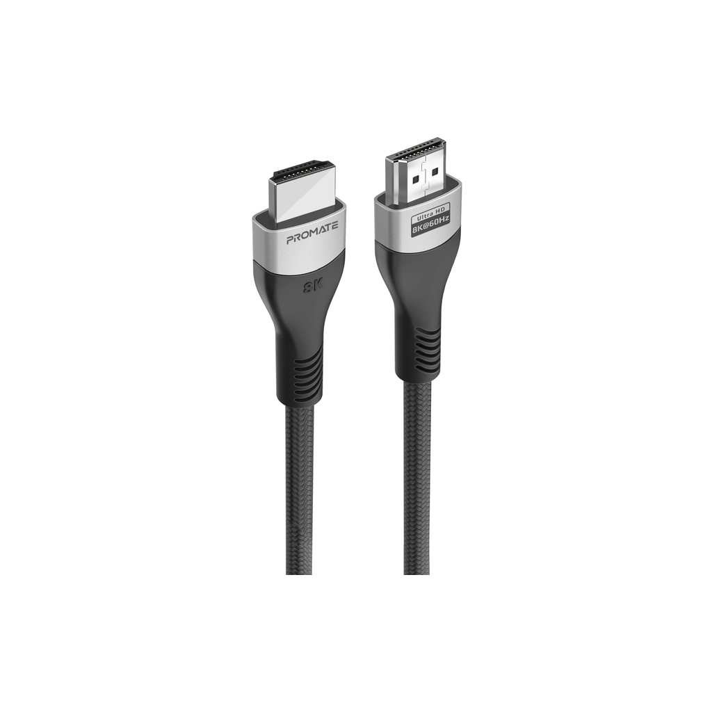 Кабель мультимедійний HDMI M to HDMI M 5.0m V2.1 grey Promate (primelink8k-500.grey) Кабель мультимедійний HDMI M to HDMI M 5.0m V2.1 grey Promate (primelink8k-500.grey)