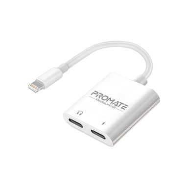 Адаптер Lightning to Lightning 12W + Lightning audio Promate (medialink-i2i) - фото 1