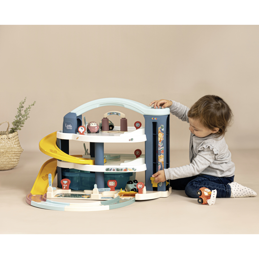 Ігровий набір Smoby Little Великий гараж 3 поверхи, з машинкою та гелікоптер (7600140203) - фото 4 Ігровий набір Smoby Little Великий гараж 3 поверхи, з машинкою та гелікоптер (7600140203) - фото 4