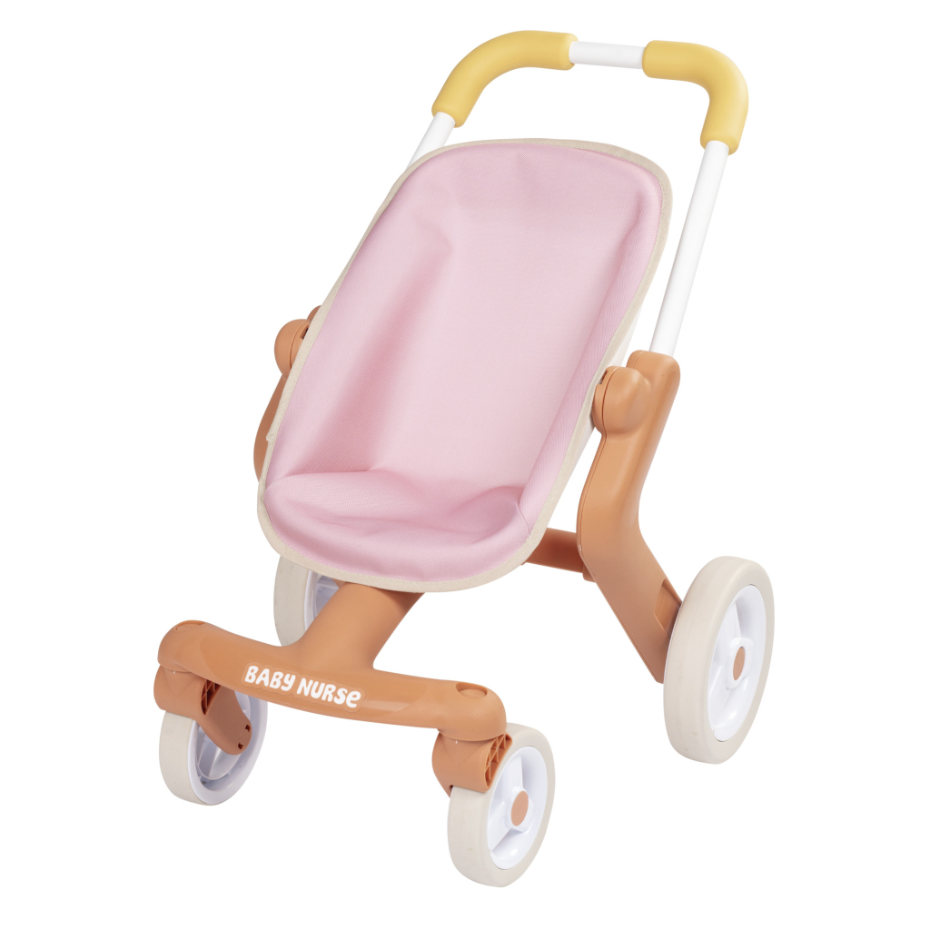 Коляска для ляльок Smoby Baby Nurse Теракотова пудра. Прогулянка, з поворотними колесами, 18 міс + (7600251224) Коляска для ляльок Smoby Baby Nurse Теракотова пудра. Прогулянка, з поворотними колесами, 18 міс + (7600251224)