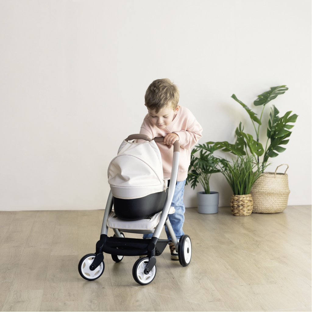 Коляска для ляльок Smoby Maxi-Cosi 3 в 1. Айворі зі знімною люлькою, 55 x 39 x 64 см, 3+ (7600253122) - фото 3 Коляска для ляльок Smoby Maxi-Cosi 3 в 1. Айворі зі знімною люлькою, 55 x 39 x 64 см, 3+ (7600253122) - фото 3