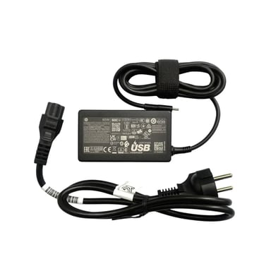 Блок живлення до ноутбуку HP 65W 20V/3.25A, 15V/4.33A, 12V/5A, 9V/3A, 5V/3A, USB type-C (1P3K6AA / A40401) - фото 1