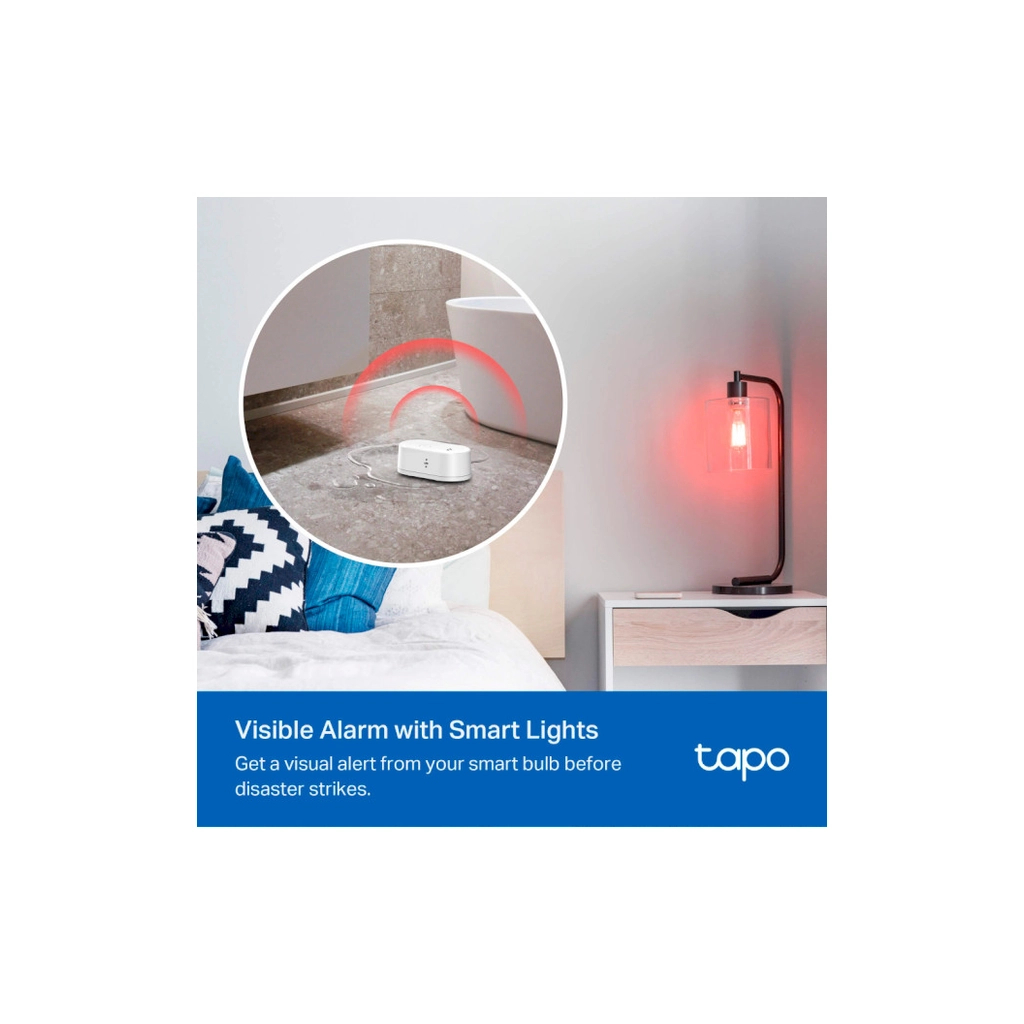 Датчик затоплення TP-Link Tapo T300 smart (Tapo T300) - фото 7 Датчик затоплення TP-Link Tapo T300 smart (Tapo T300) - фото 7