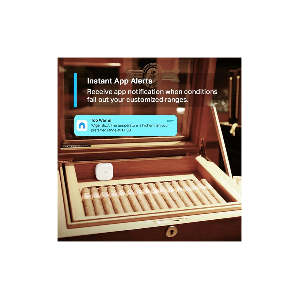 Датчик температури TP-Link та вологості Tapo T310 smart (Tapo T310) - фото 5 Датчик температури TP-Link та вологості Tapo T310 smart (Tapo T310) - фото 5