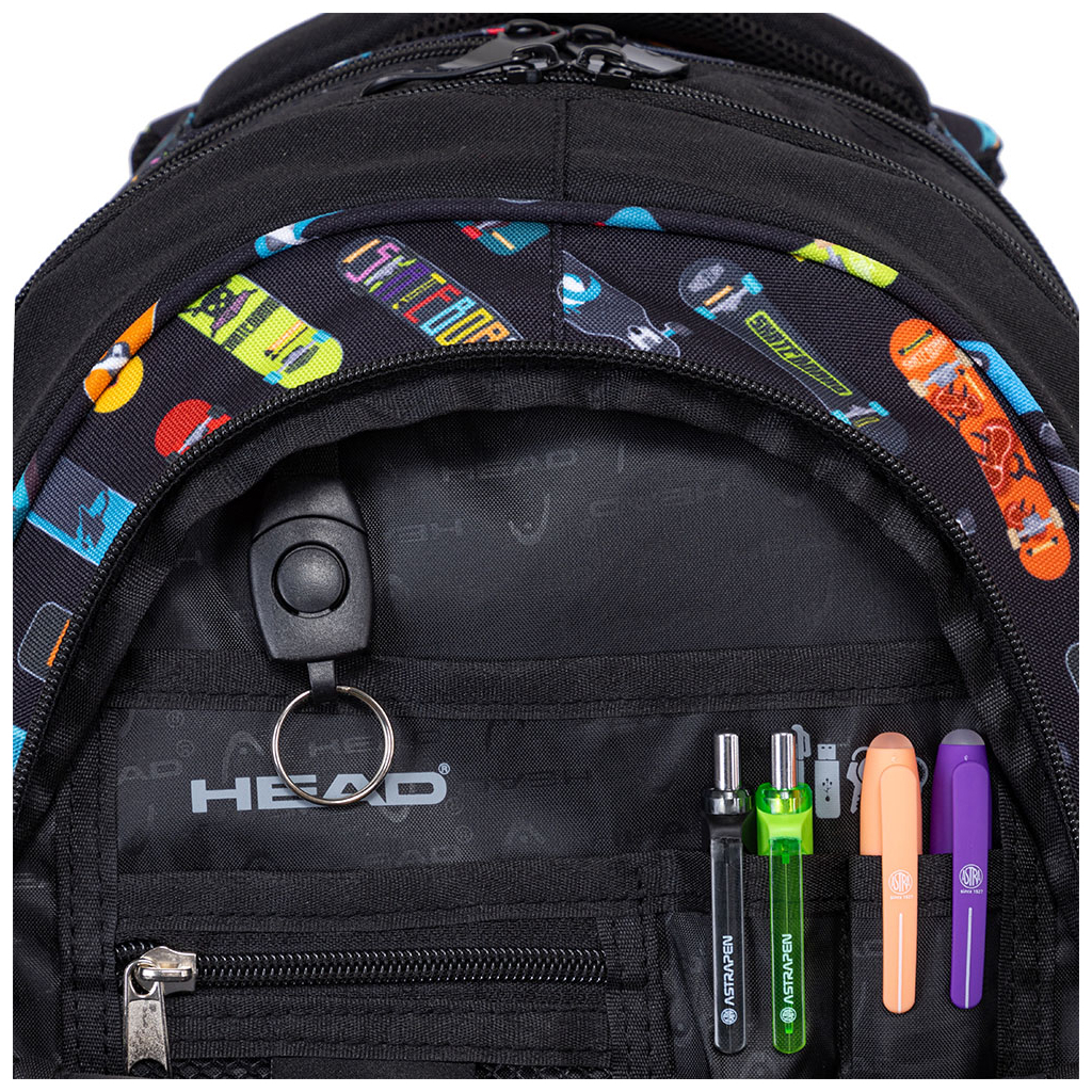 Рюкзак шкільний Head AB330 SKATEBOARDS (502024127) - фото 8 Рюкзак шкільний Head AB330 SKATEBOARDS (502024127) - фото 8