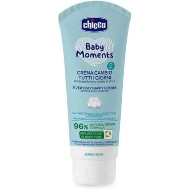 Дитячий крем Chicco Baby Moments захисний щоденний з патенолом під підгузок 100 мл (11641.00) - фото 1