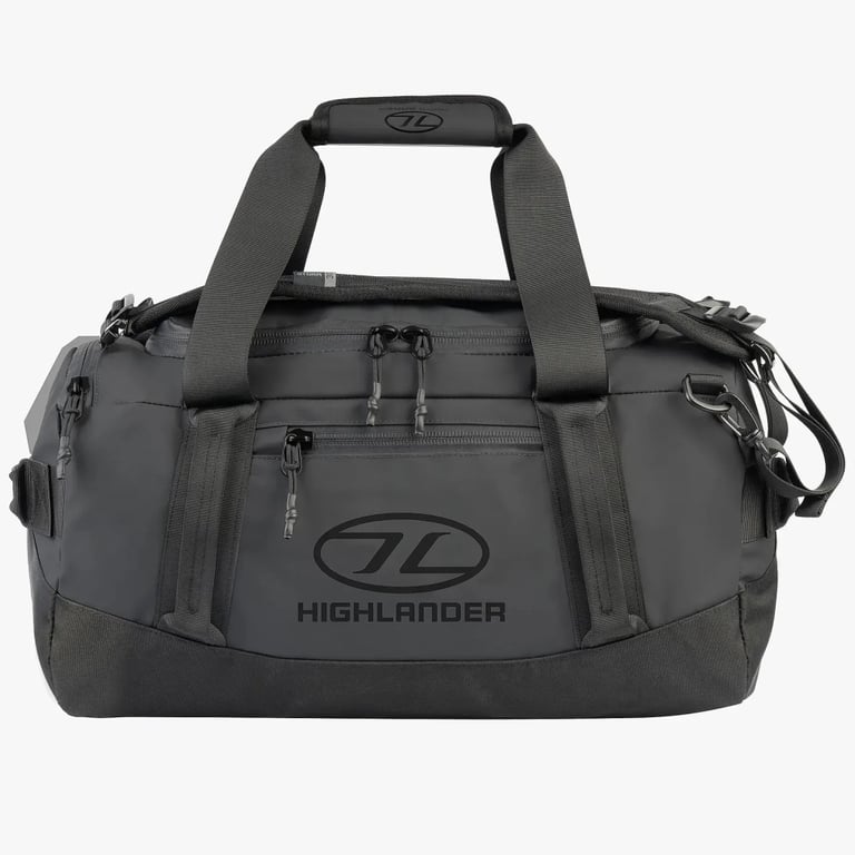 Дорожня сумка Highlander водозахисна Hauler Duffel 30L Black (DB131-BK) (931646)