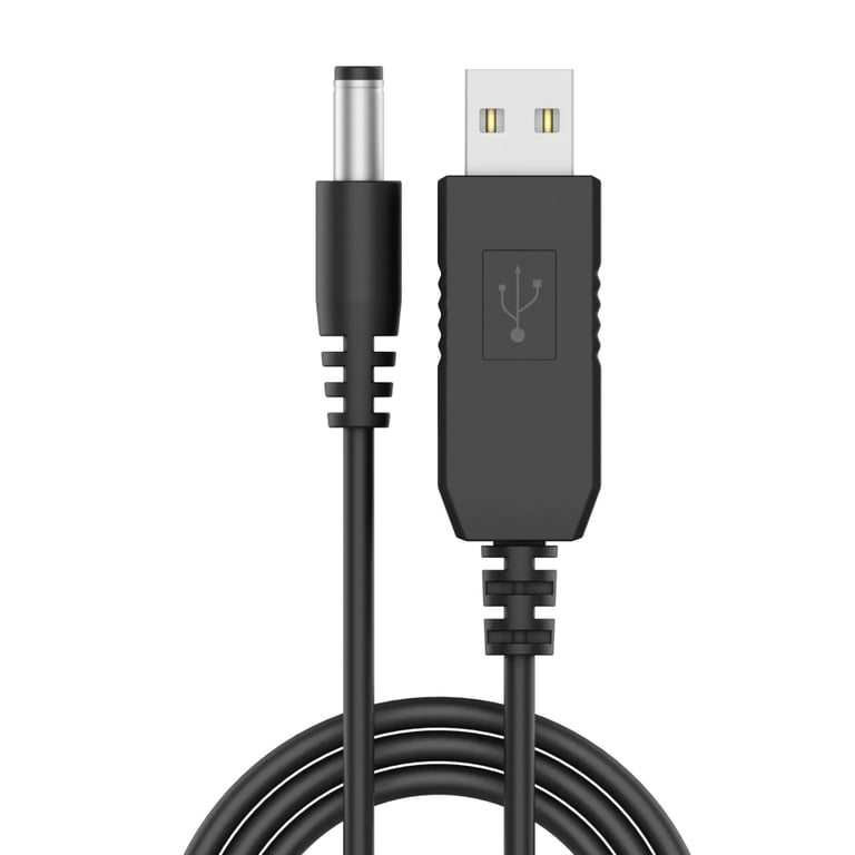 Кабель живлення USB to DC 5.5×2.1mm 9V Grand-X (RC-09B)