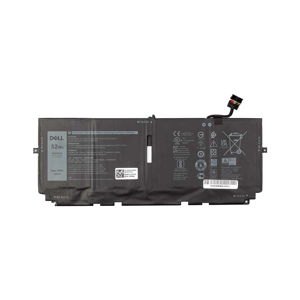 Акумулятор до ноутбука Dell XPS 13 9300 (722KK) 7.6V 6500mAh (NB441983) - фото 1 Акумулятор до ноутбука Dell XPS 13 9300 (722KK) 7.6V 6500mAh (NB441983) - фото 1