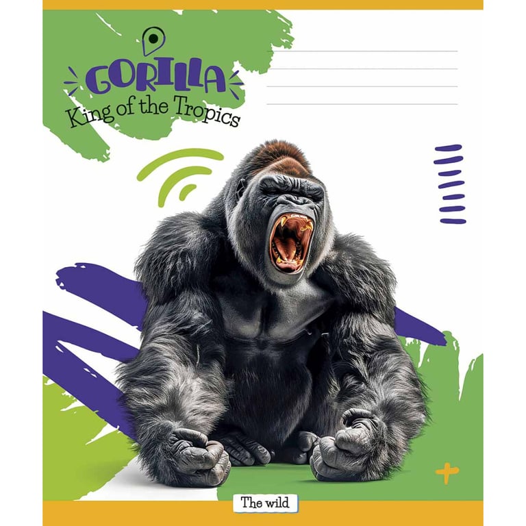 Зошит Школярик King of the Tropics 18 аркушів клітинка (018-3421K) - фото 4