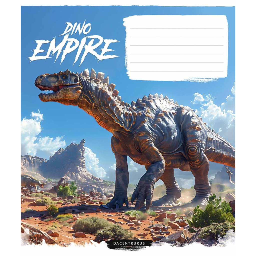 Зошит Школярик Dino empire 18 аркушів клітинка (018-3490K) Зошит Школярик Dino empire 18 аркушів клітинка (018-3490K)