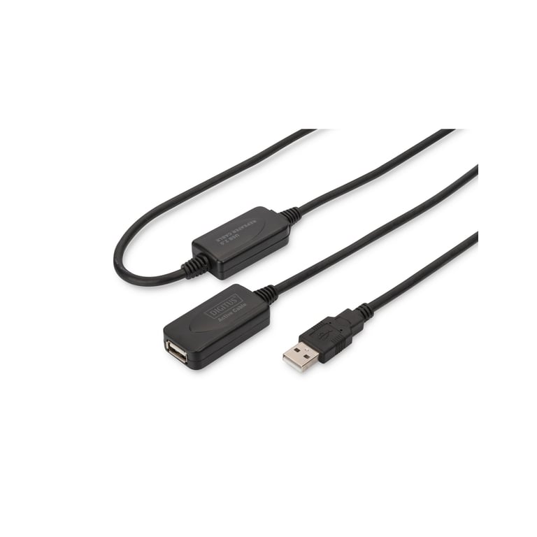 Дата кабель USB 2.0 AM/AF 20.0 m active Digitus (DA-73102) - фото 1