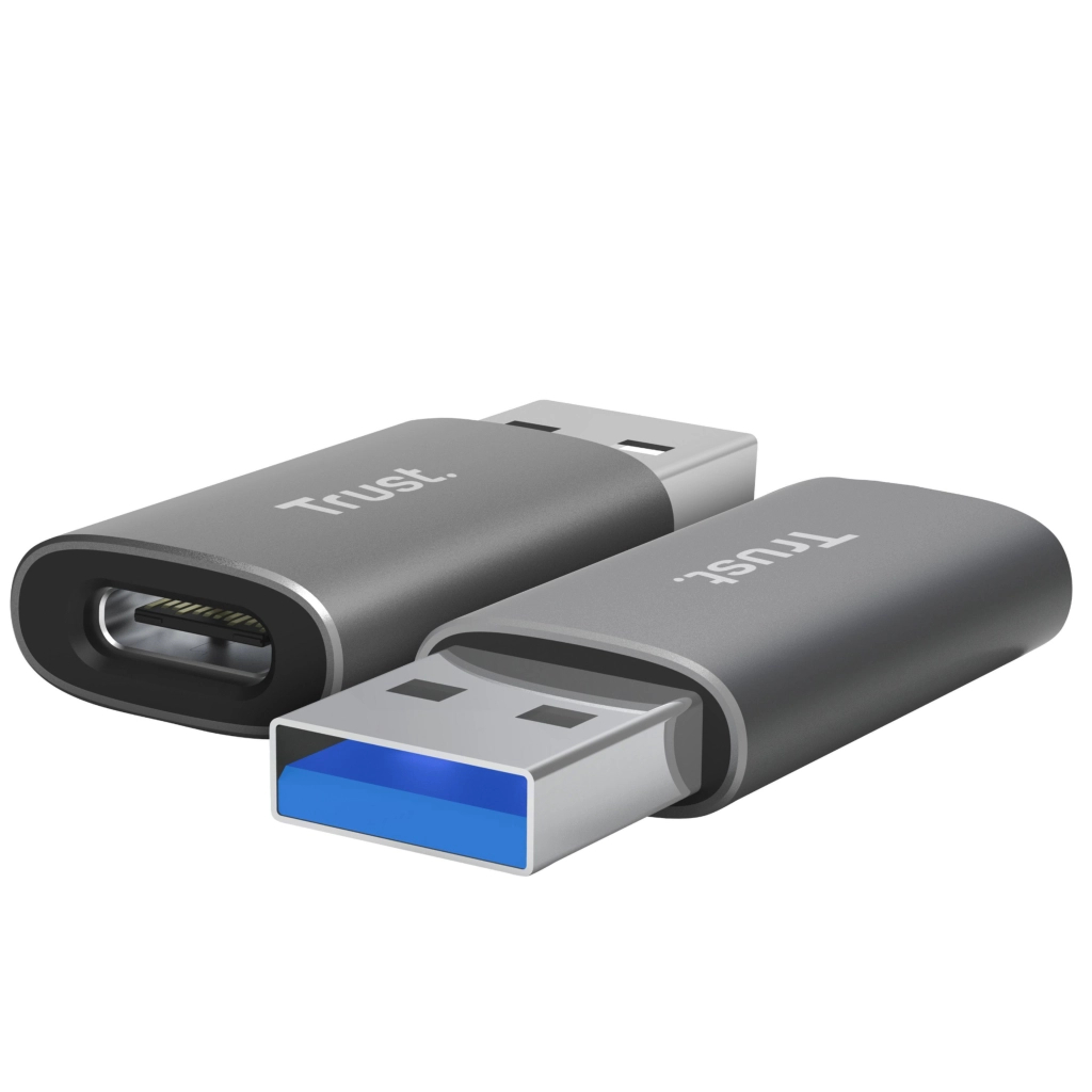 Перехідник USB-C to USB-A 3.2 Adapter 2-Pack Trust (25573_TRUST) Перехідник USB-C to USB-A 3.2 Adapter 2-Pack Trust (25573_TRUST)