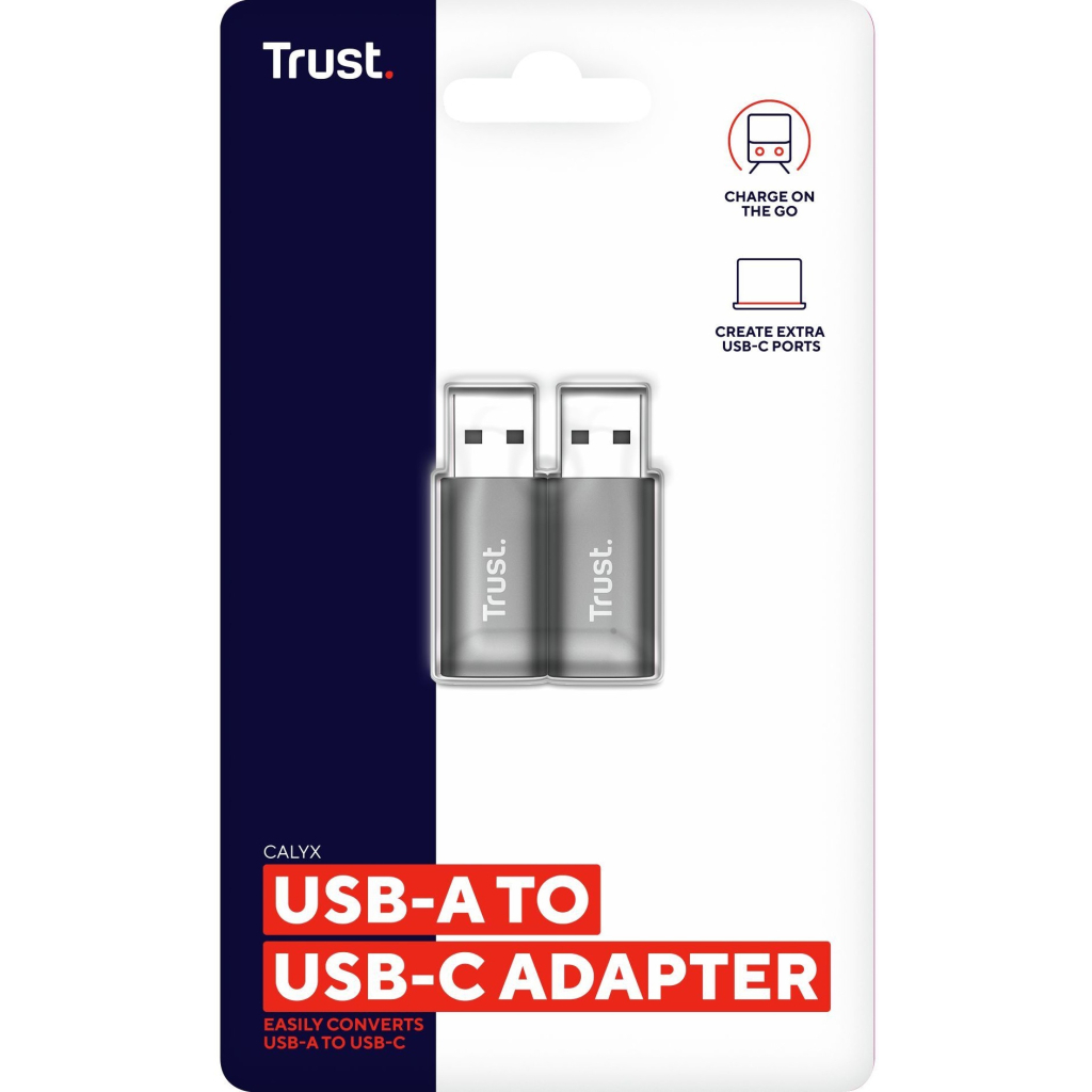 Перехідник USB-C to USB-A 3.2 Adapter 2-Pack Trust (25573_TRUST) - фото 10 Перехідник USB-C to USB-A 3.2 Adapter 2-Pack Trust (25573_TRUST) - фото 10