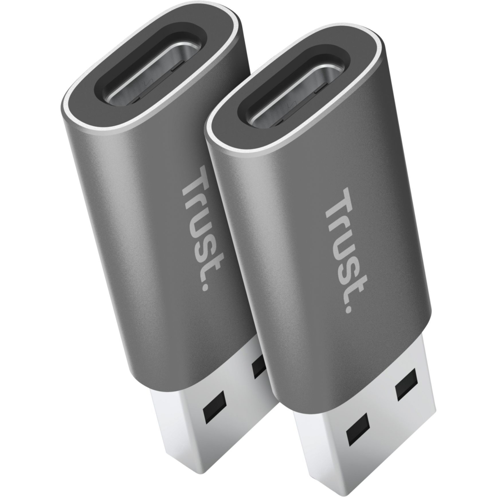 Перехідник USB-C to USB-A 3.2 Adapter 2-Pack Trust (25573_TRUST) - фото 7 Перехідник USB-C to USB-A 3.2 Adapter 2-Pack Trust (25573_TRUST) - фото 7