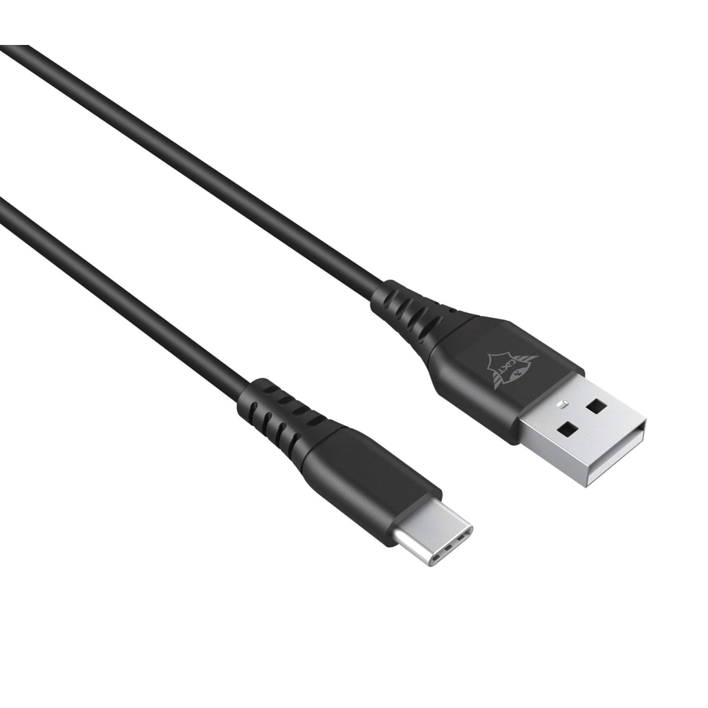 Дата кабель USB 2.0 AM to USB-C 3.0m GXT 226 for PS5 black Trust (24168_TRUST) - фото 5 Дата кабель USB 2.0 AM to USB-C 3.0m GXT 226 for PS5 black Trust (24168_TRUST) - фото 5