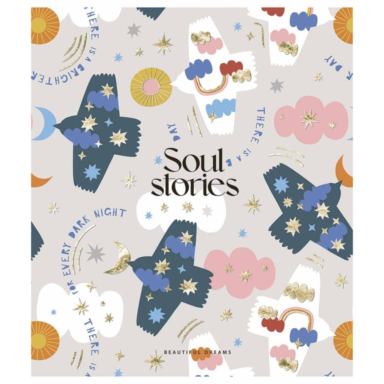Зошит Школярик Soul stories 80 аркушів клітинка (080-3202K) - фото 3
