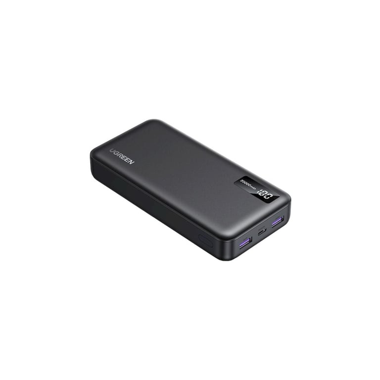 Батарея універсальна Ugreen 20000mAh 22,5W PD, 2хUSB-A, 2xUSB-C Black (PB312) (25683) - фото 3