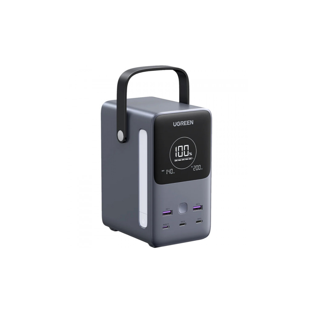 Батарея універсальна Ugreen 48000mAh 300W PD/3.1, зарядка 140W, Led лампа (25286) - фото 1 Батарея універсальна Ugreen 48000mAh 300W PD/3.1, зарядка 140W, Led лампа (25286) - фото 1