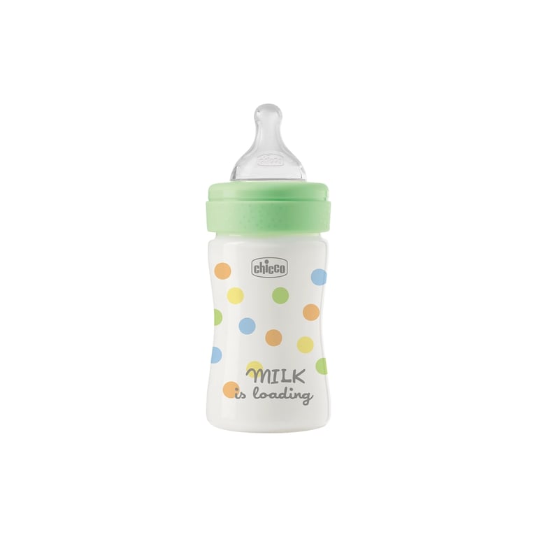 Пляшечка для годування Chicco Perfect Easy силіконова, від 0+ міс. повільний потік 150 мл, (20241.30) - фото 1