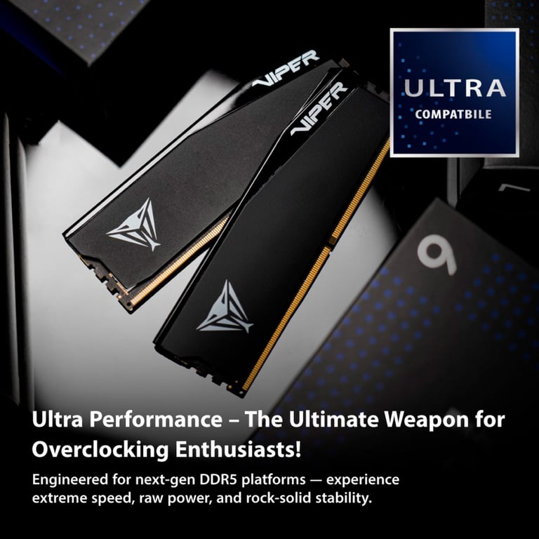 Модуль пам'яті для комп'ютера DDR5 64GB (2x32GB) 6400 MHz Viper Elite 5 Ultra Patriot (VEU564G6432K) - фото 6