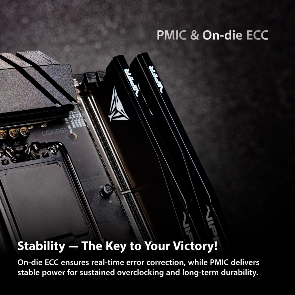 Модуль пам'яті для комп'ютера DDR5 64GB (2x32GB) 6400 MHz Viper Elite 5 Ultra RGB Patriot (VEUR564G6432K) - фото 10 Модуль пам'яті для комп'ютера DDR5 64GB (2x32GB) 6400 MHz Viper Elite 5 Ultra RGB Patriot (VEUR564G6432K) - фото 10